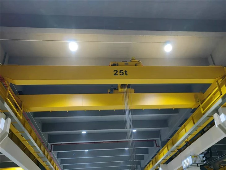25T lou devwa doub gwo bout bwa EOT Crane